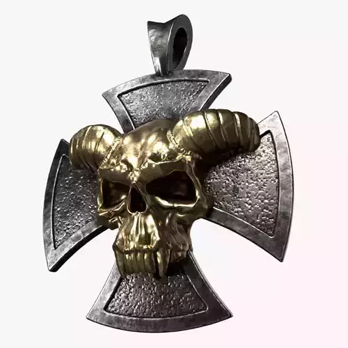 Low-poly Game Ready 3D Model of Maltese Cross DVL