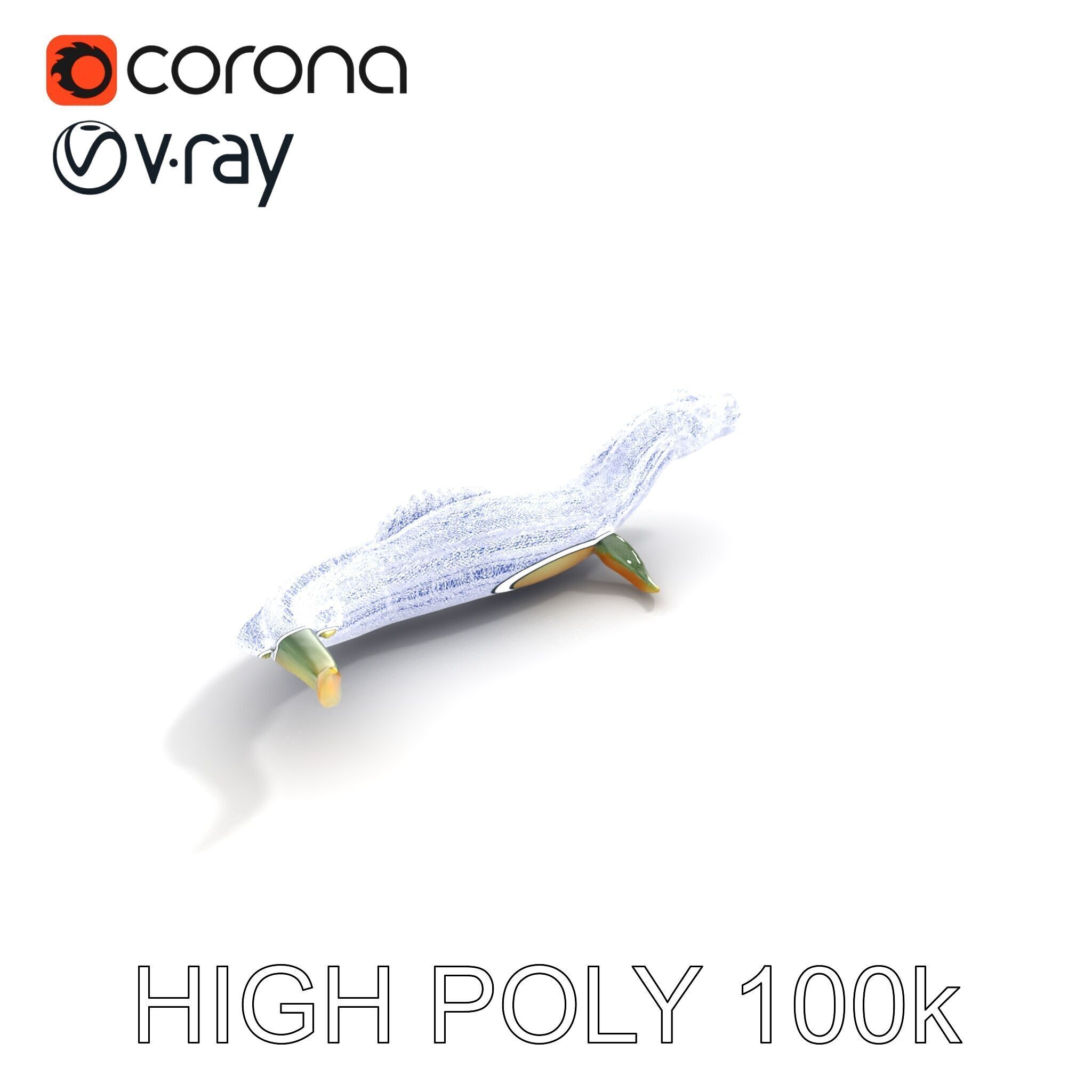 Mystical Sea Serpent Model Pack Low-poly 3D model_17