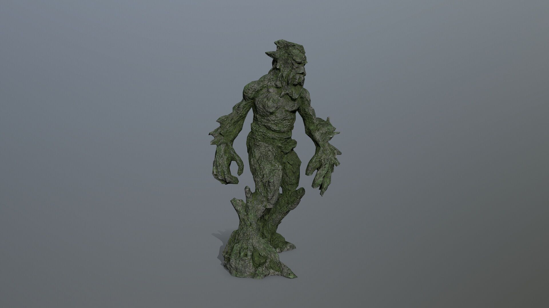 Golem Low-poly 3D model_3