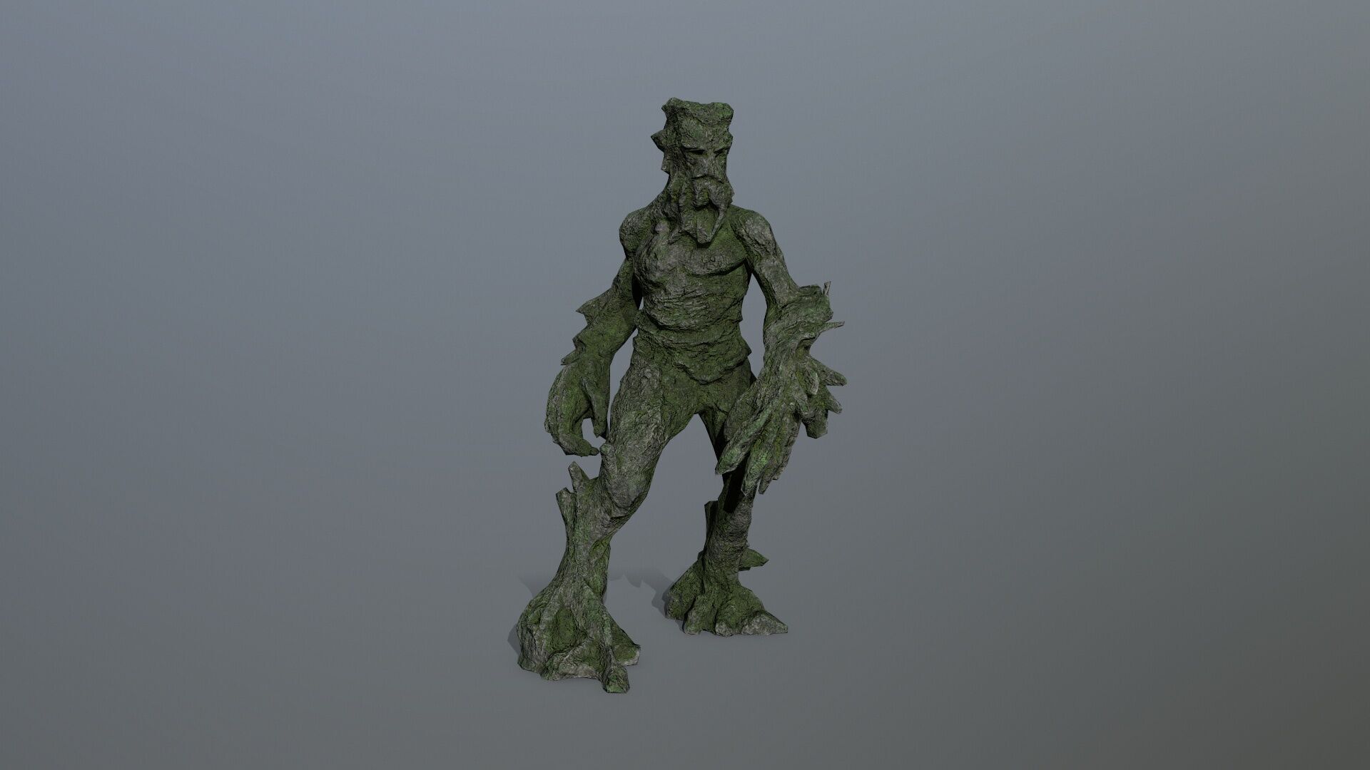 Golem Low-poly 3D model_2