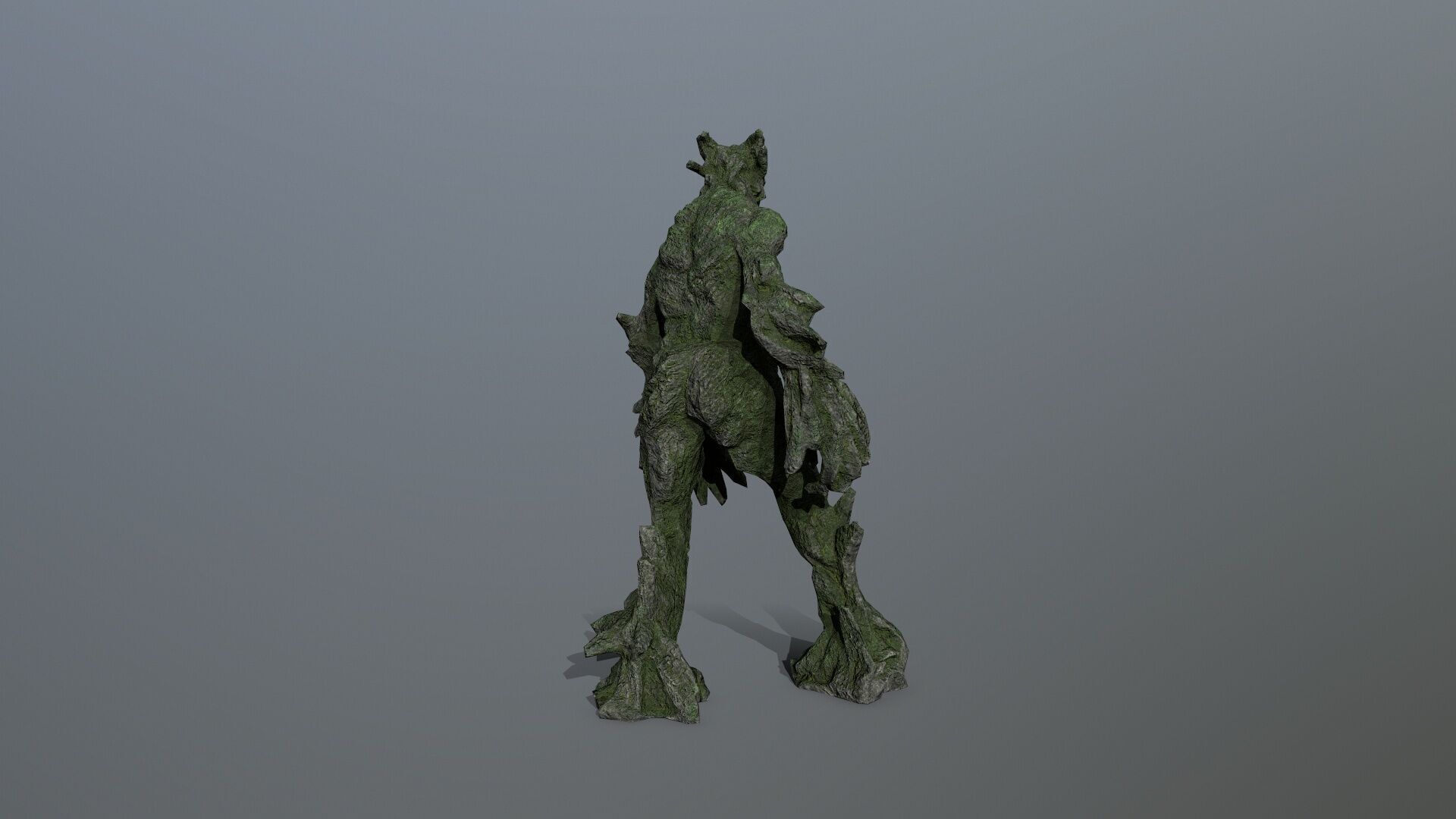 Golem Low-poly 3D model_6