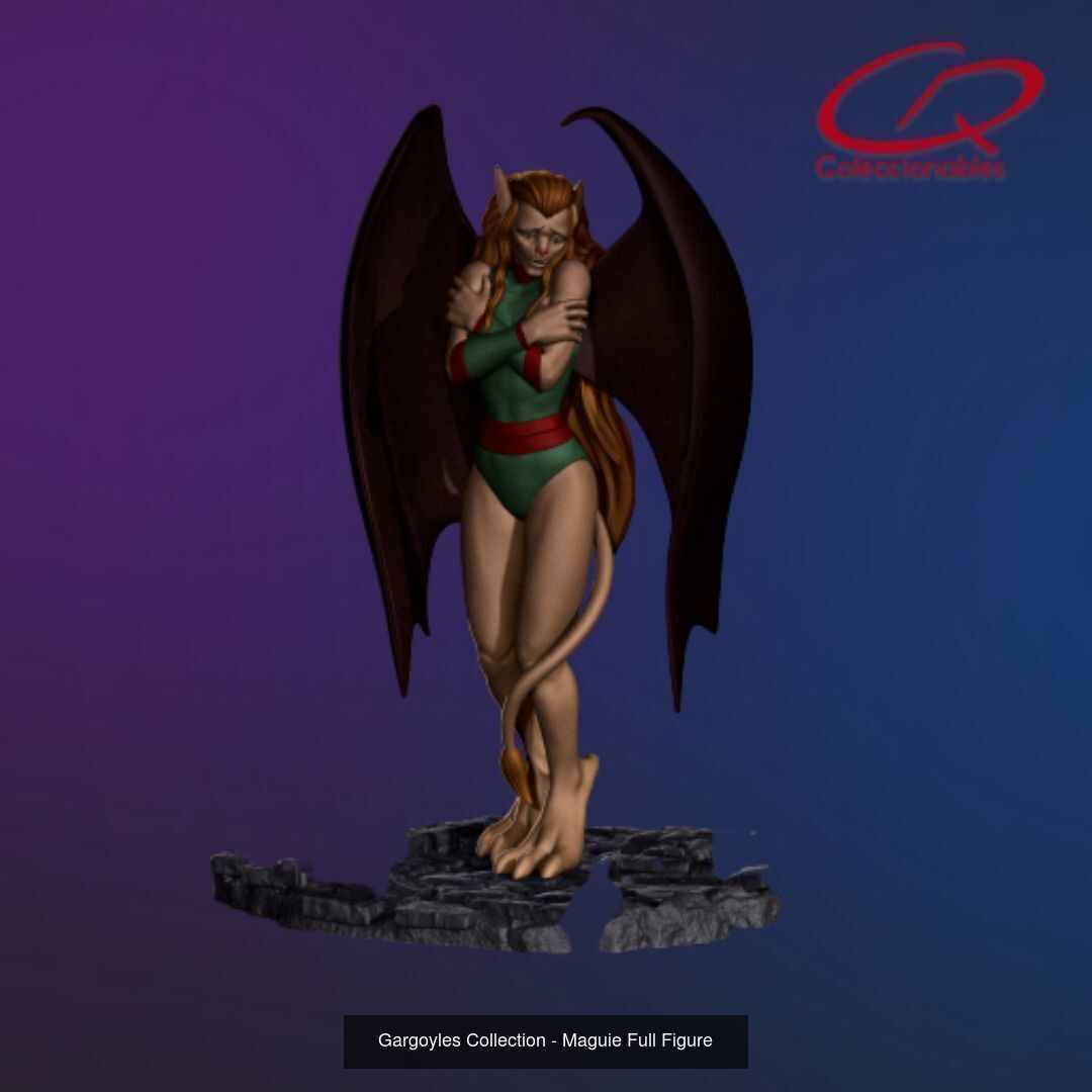 Gargoyles Pack Full figures 3D Model Collection_2