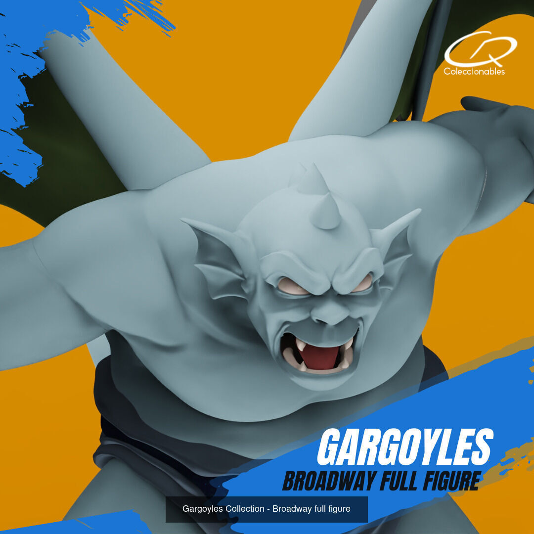 Gargoyles Pack Full figures 3D Model Collection_8