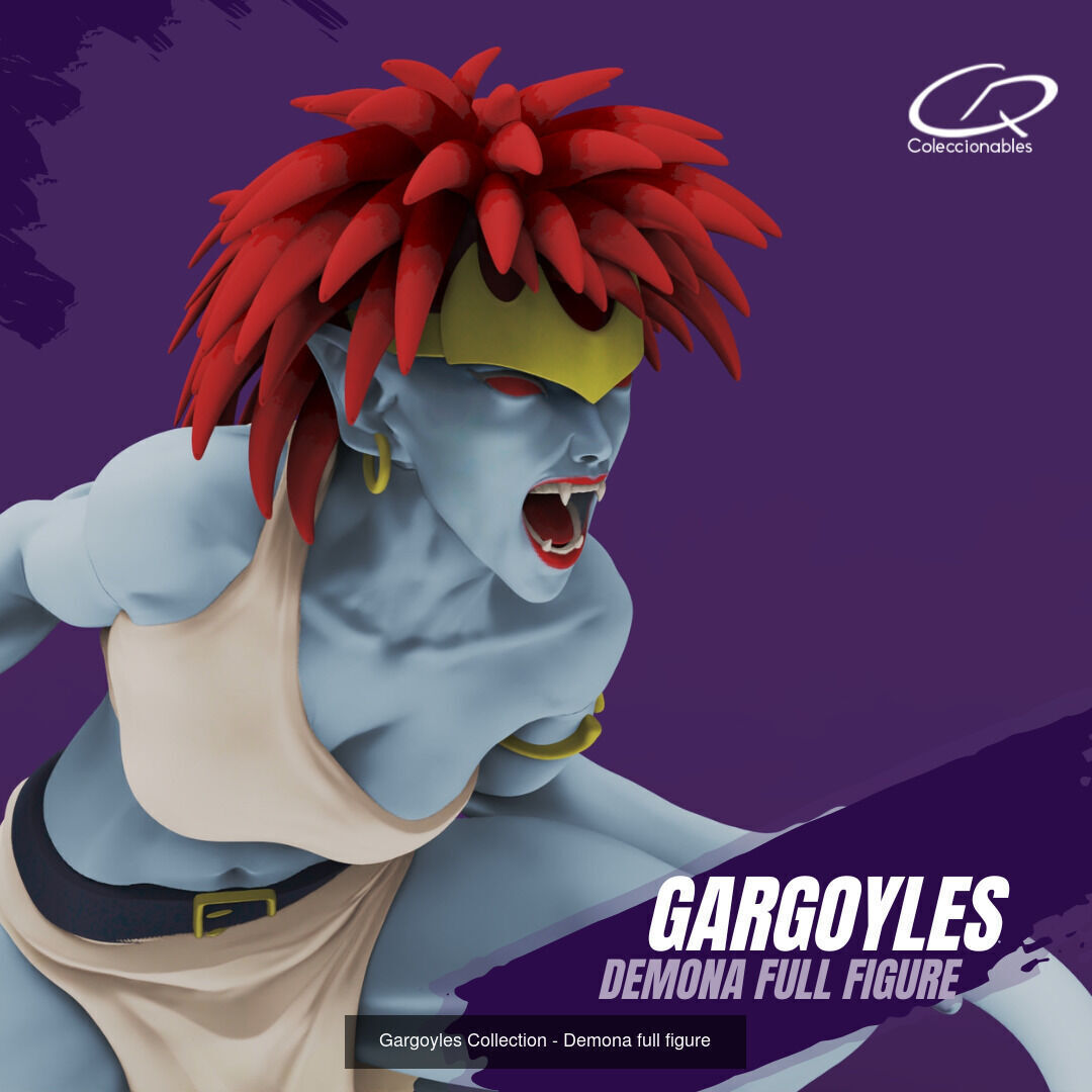 Gargoyles Pack Full figures 3D Model Collection_7