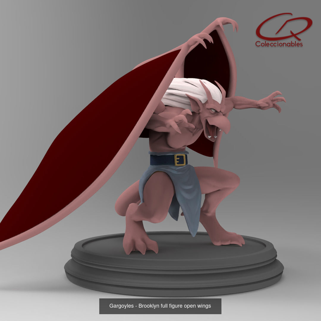 Gargoyles Pack Full figures 3D Model Collection_6