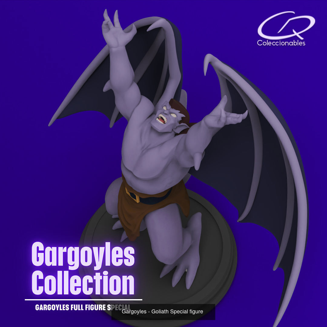 Gargoyles Pack Full figures 3D Model Collection_3