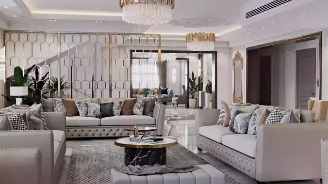 New classic interior Scene