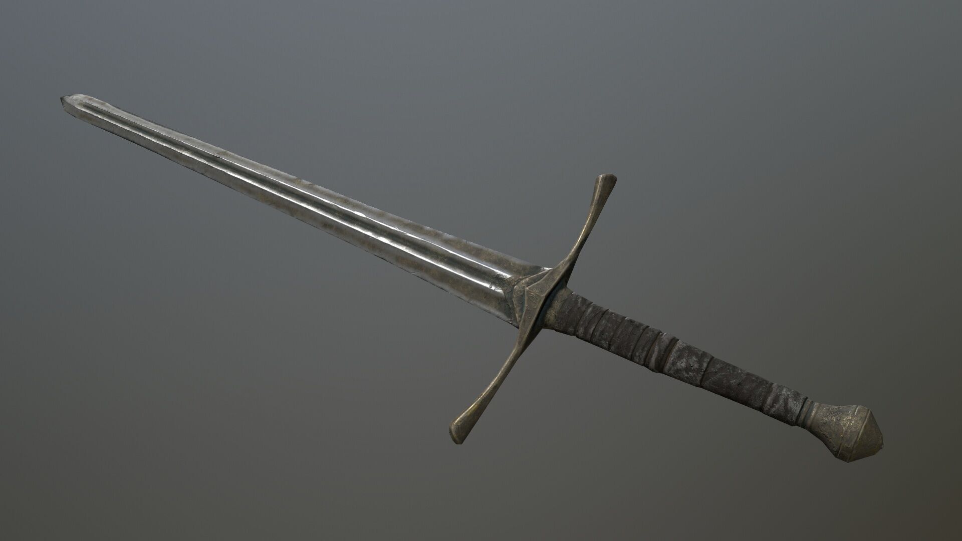 Ruin set Low-poly 3D model_5