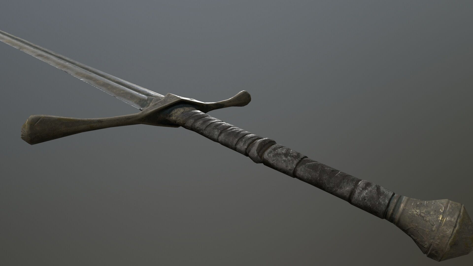 Ruin set Low-poly 3D model_8