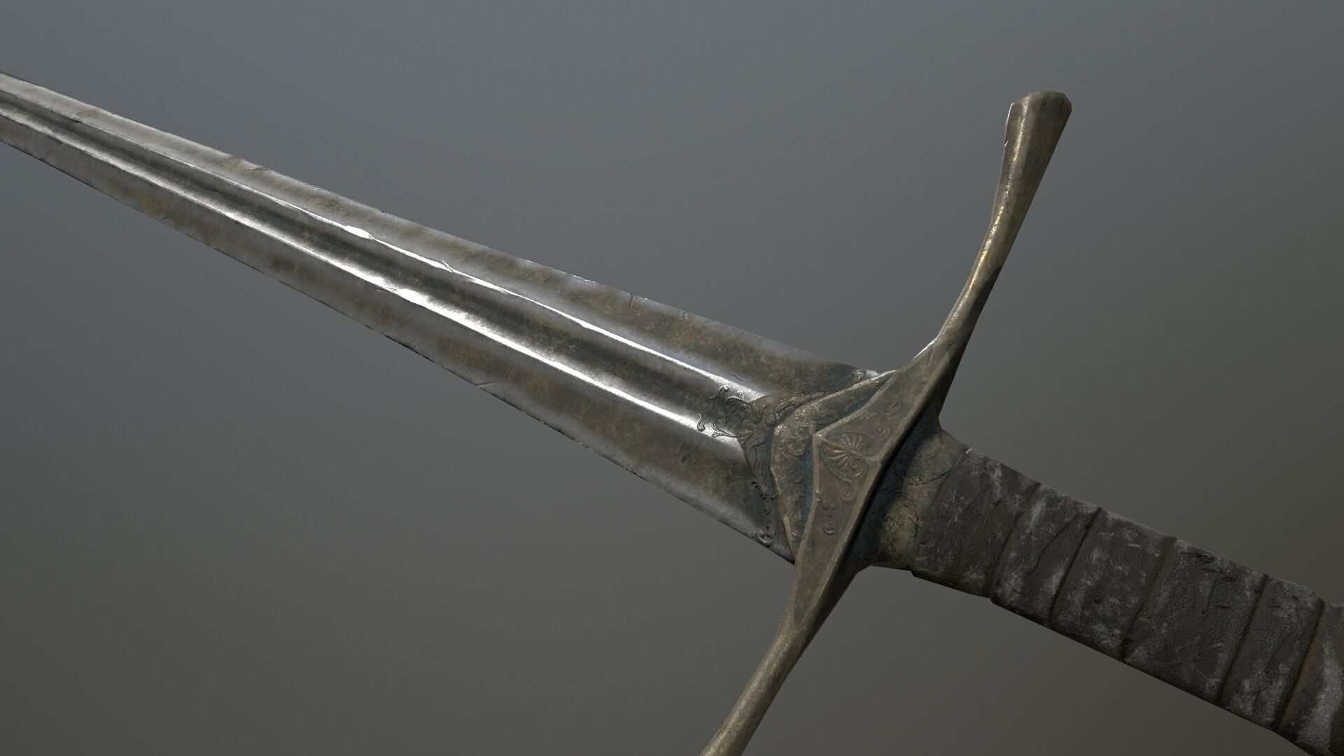 Ruin set Low-poly 3D model_6