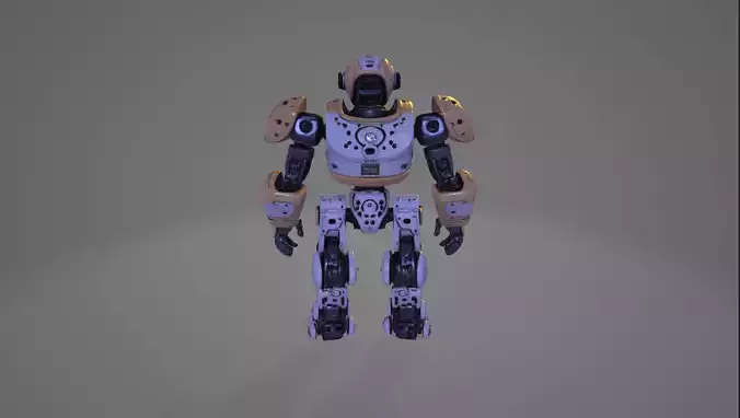 Futuristic Humanoid Robot