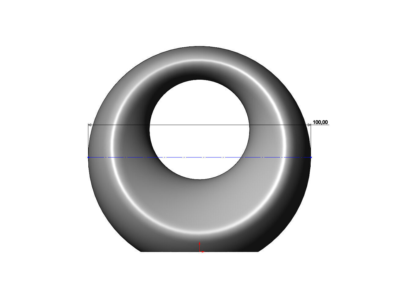 Open portal sphere ornament decor sculpture art decor 3D print model_6