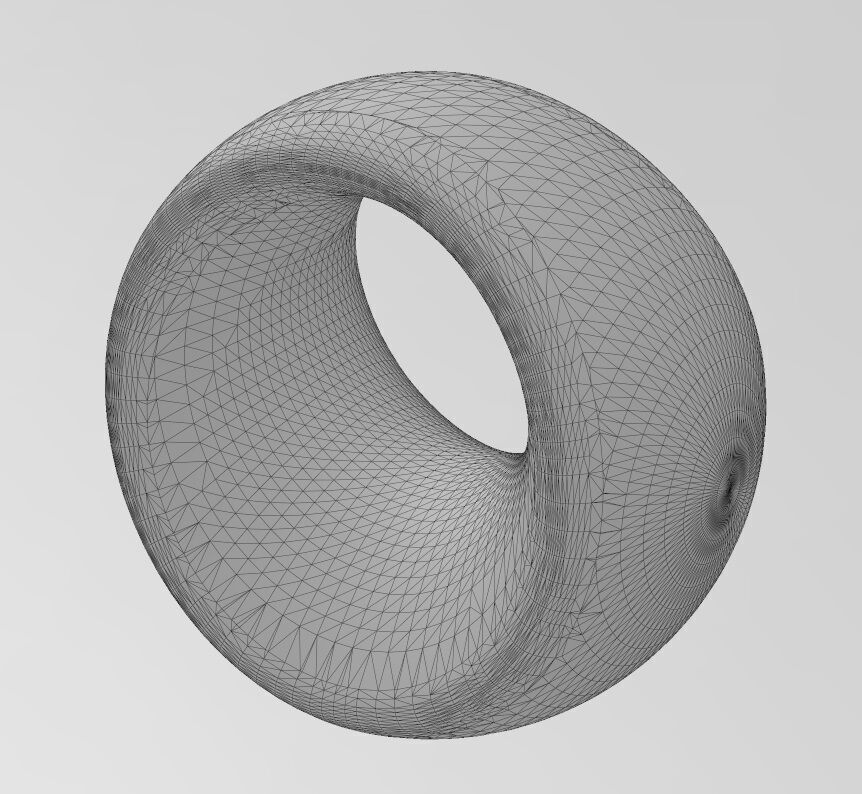 Open portal sphere ornament decor sculpture art decor 3D print model_13