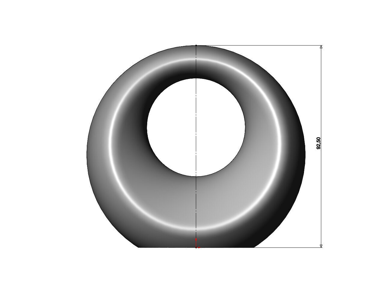 Open portal sphere ornament decor sculpture art decor 3D print model_5