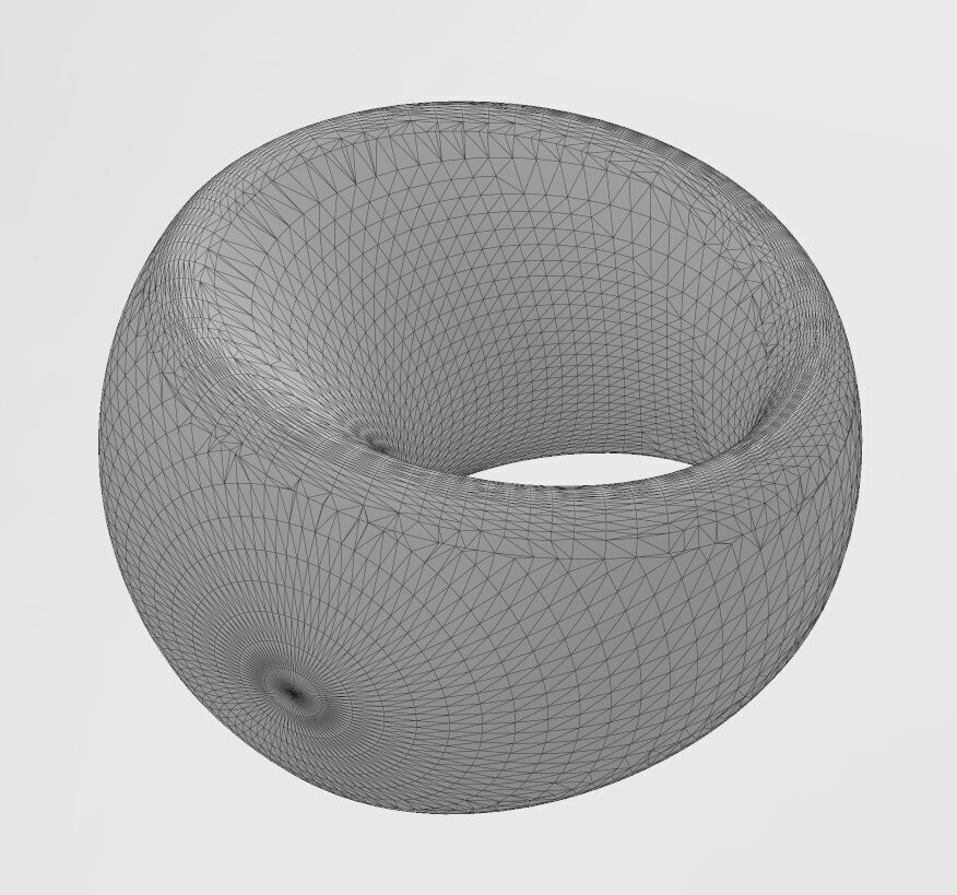 Open portal sphere ornament decor sculpture art decor 3D print model_15