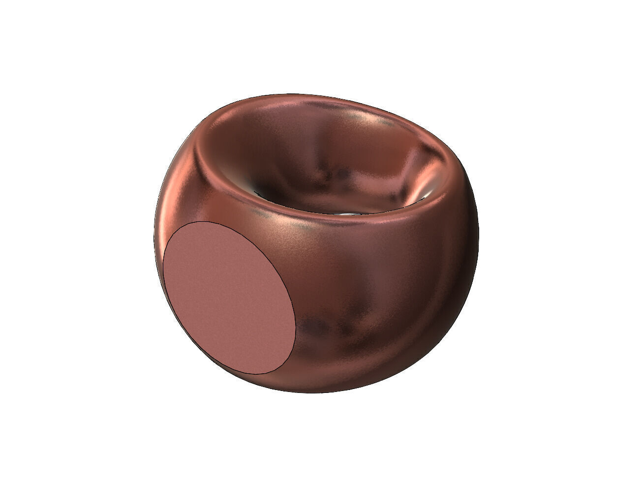 Open portal sphere ornament decor sculpture art decor 3D print model_12