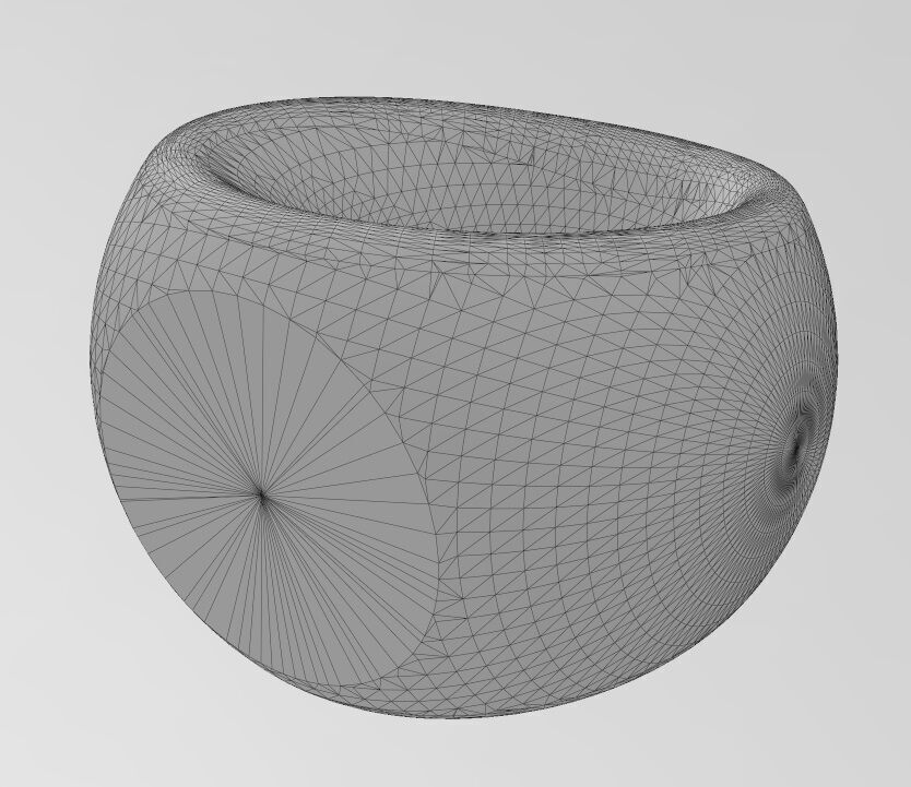 Open portal sphere ornament decor sculpture art decor 3D print model_14