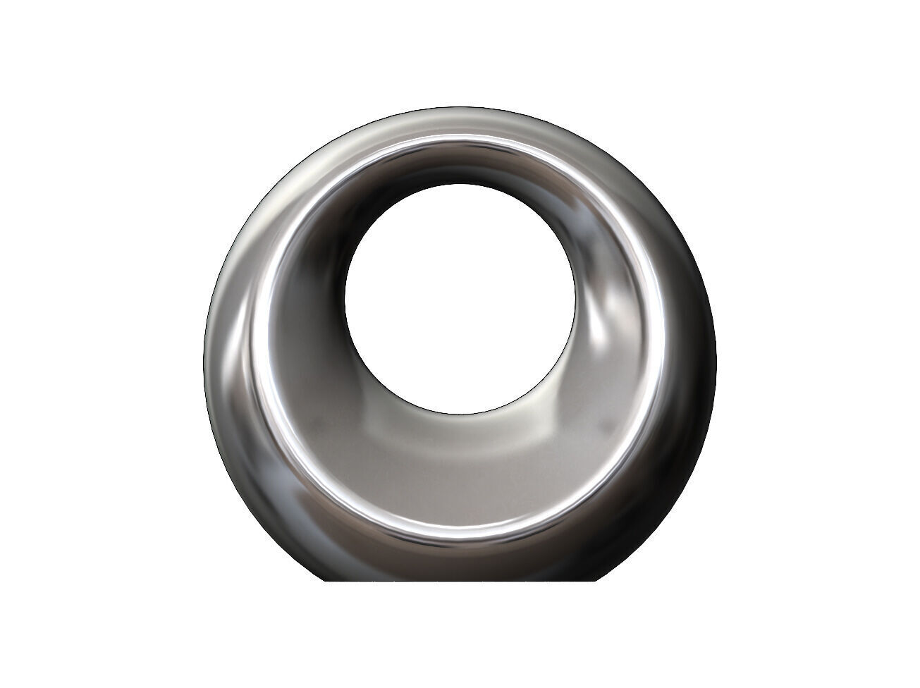 Open portal sphere ornament decor sculpture art decor 3D print model_10