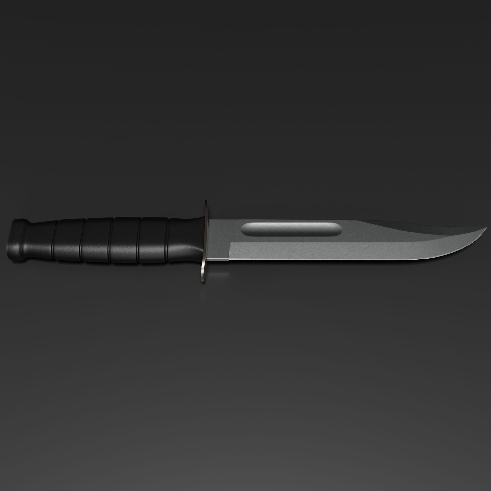 Fighting Utility Knife 3D model_2
