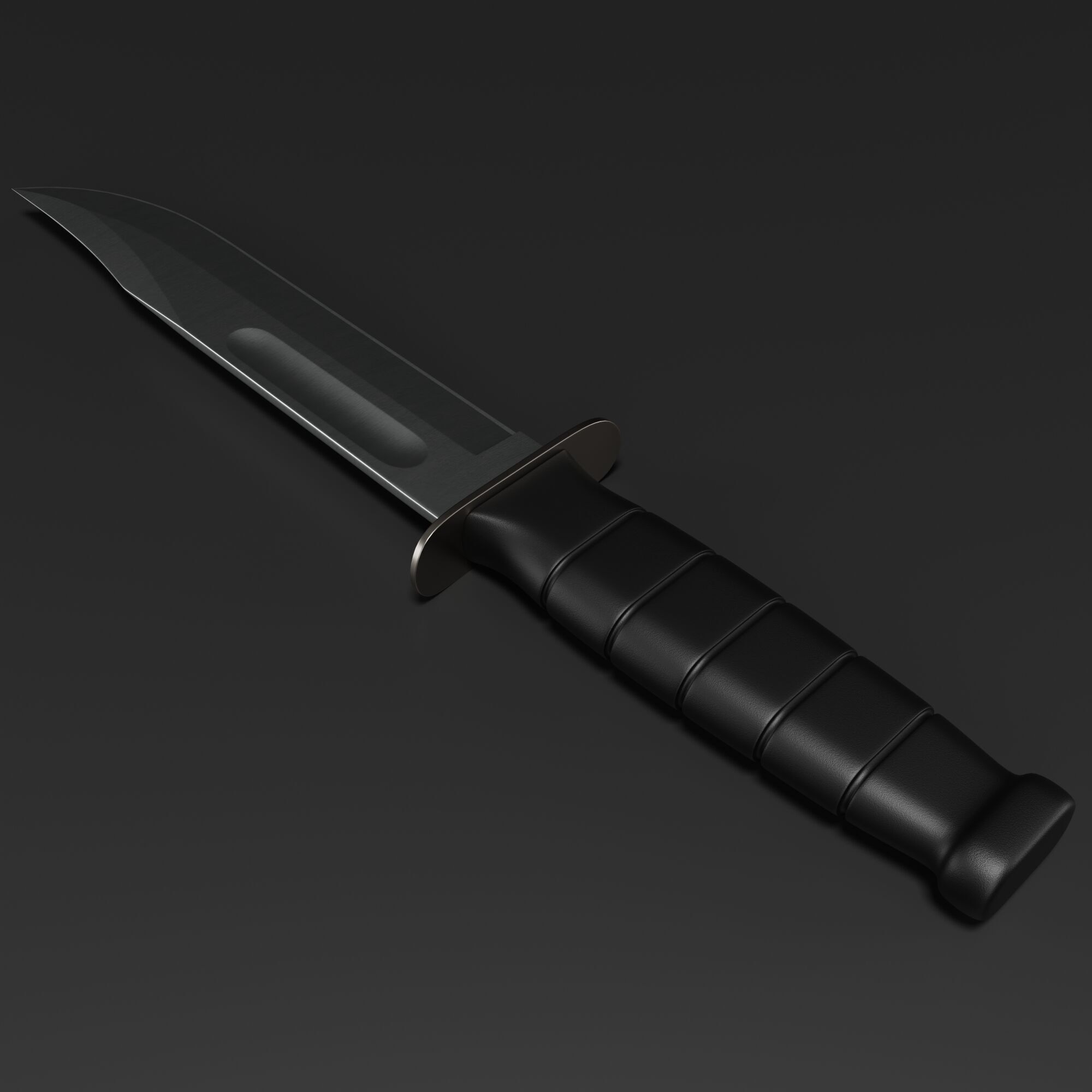 Fighting Utility Knife 3D model_5