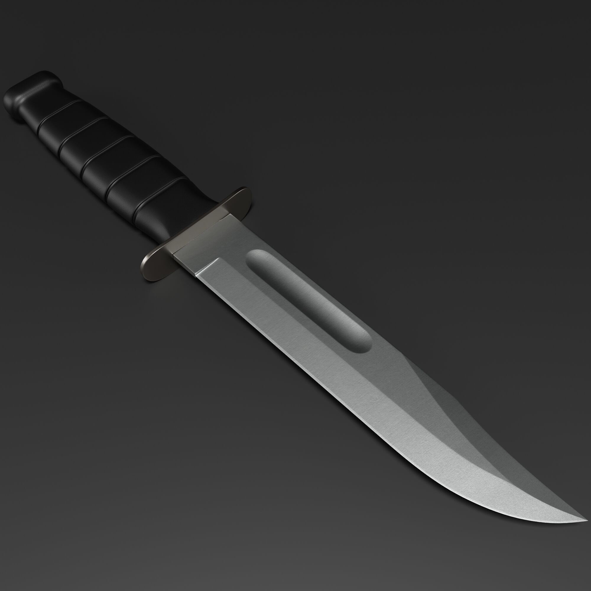 Fighting Utility Knife 3D model_1