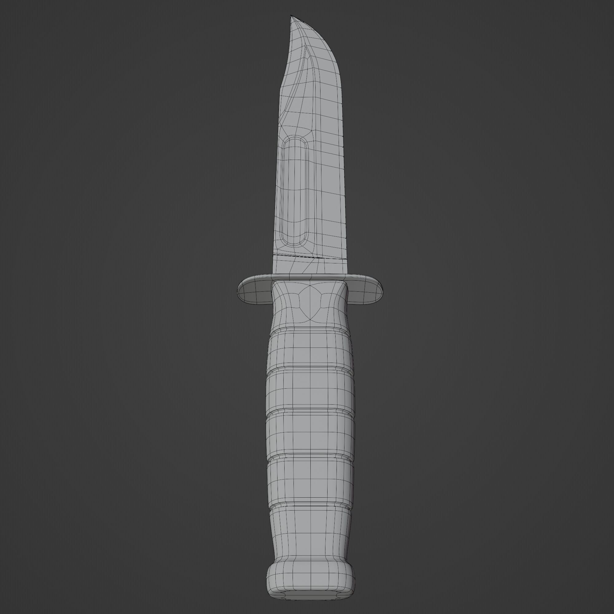 Fighting Utility Knife 3D model_11