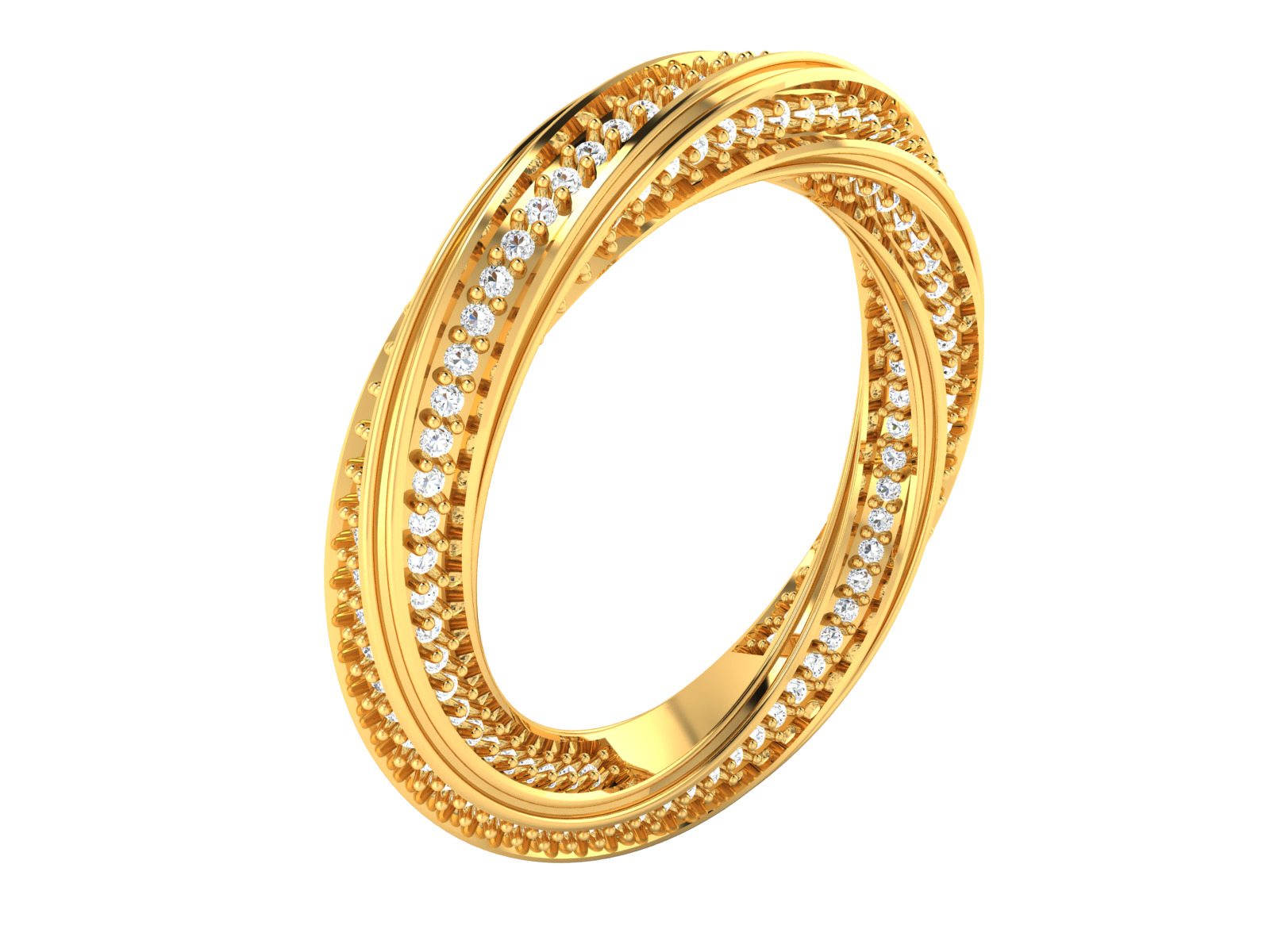 Women Ring  Render 3dm STL OBJ FBX Details 3D print model_1