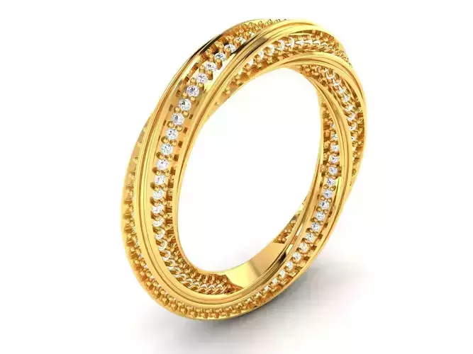 Women Ring  Render 3dm STL OBJ FBX Details