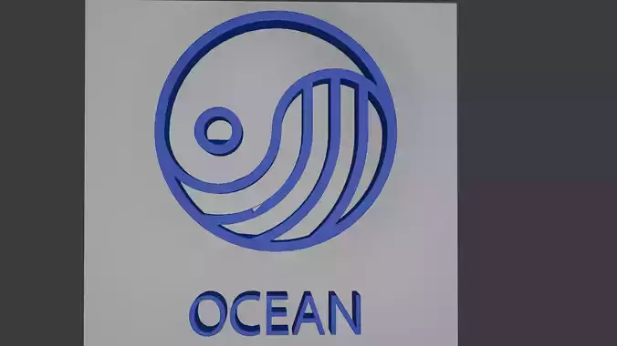 Logo Ocean 3D