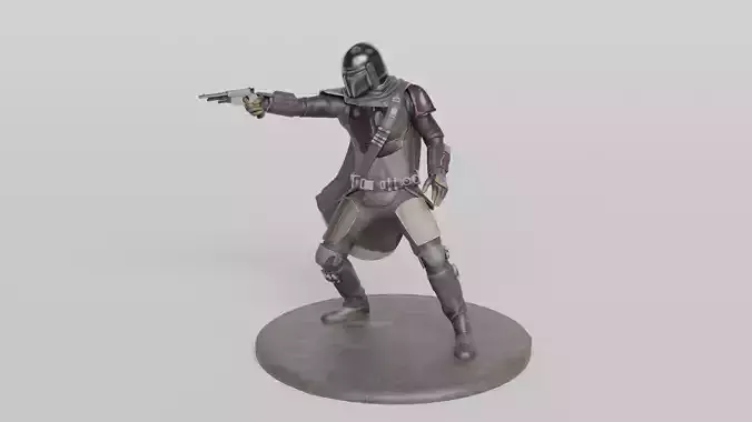 3D Printable Mandalorian