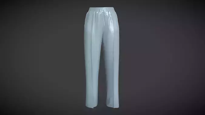 Ladies Silk Jogger In Low Poly