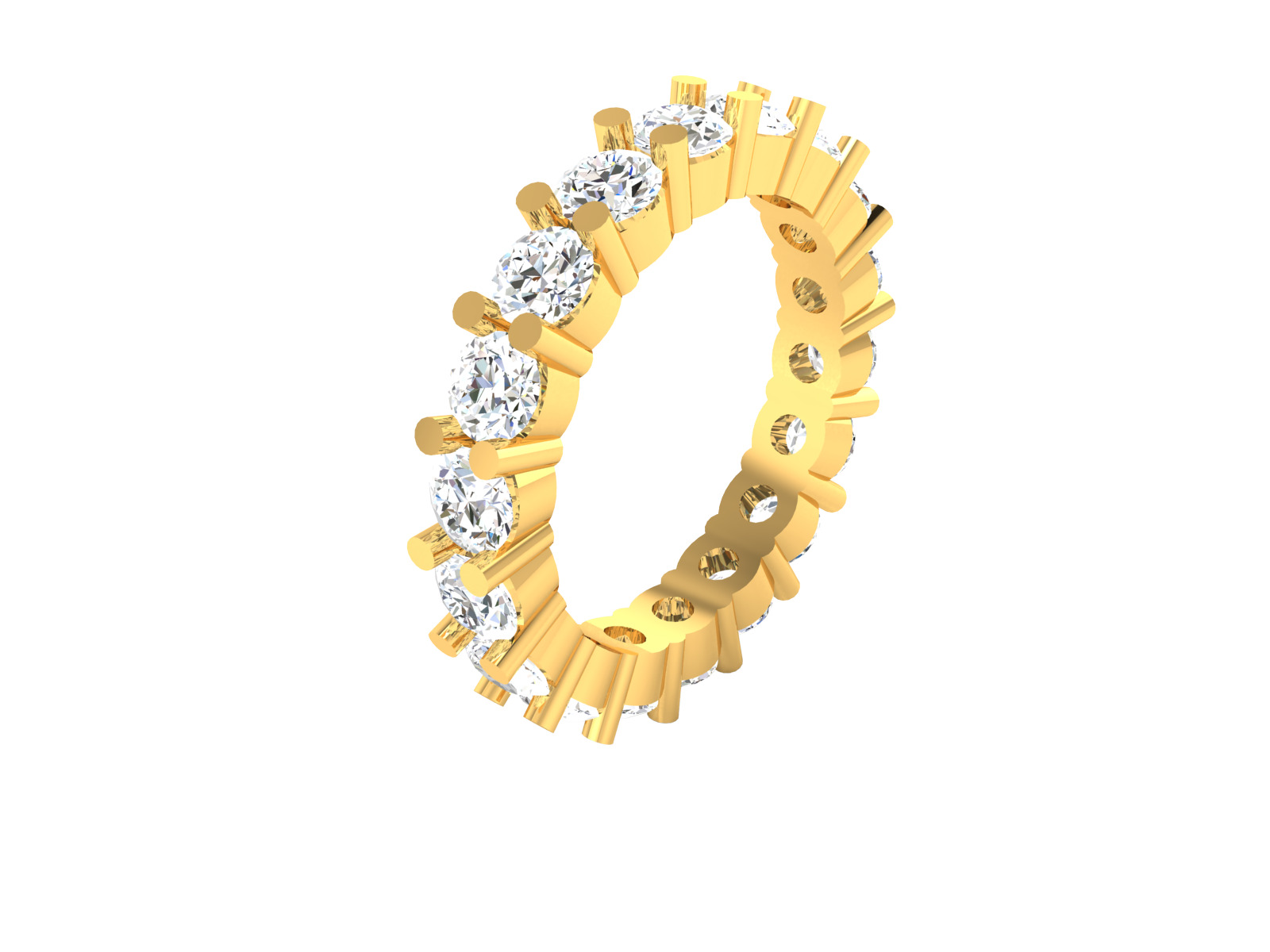 Women Ring  Render 3dm STL OBJ FBX Details 3D print model_1