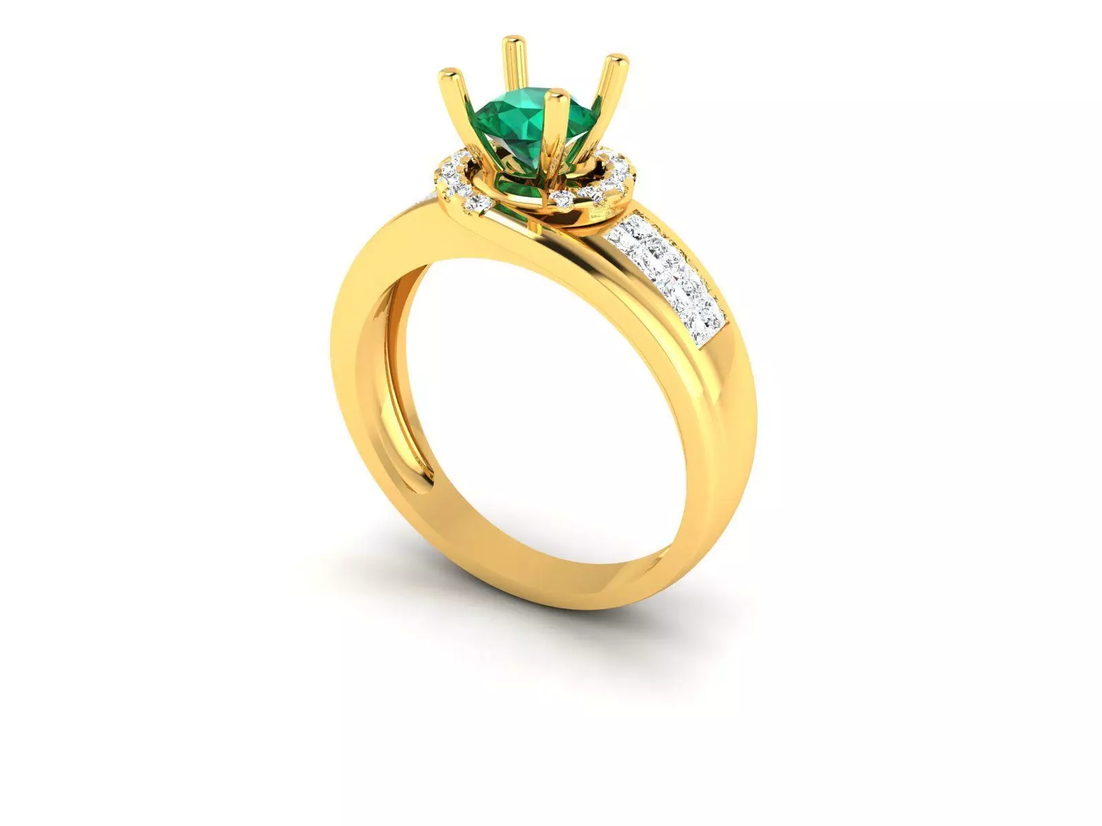 Women Ring  Render 3dm STL OBJ FBX Details 3D print model_0