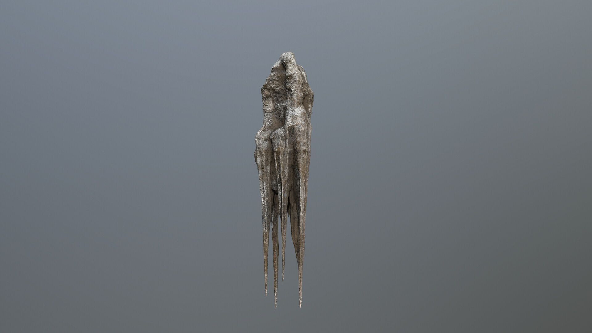 cave rocks Low-poly 3D model_16