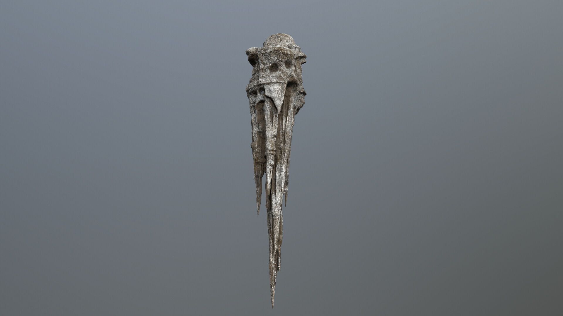 cave rocks Low-poly 3D model_14