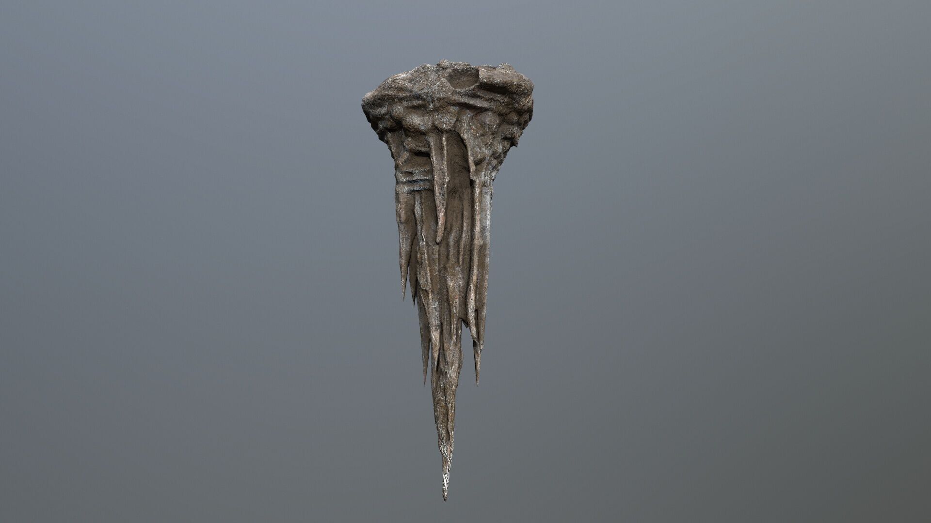 cave rocks Low-poly 3D model_15