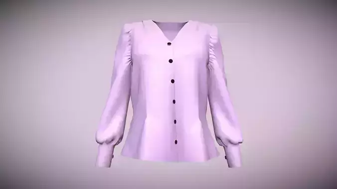 Ladies Tops Shirt-THE FITTED LOLA TOP In Low Poly