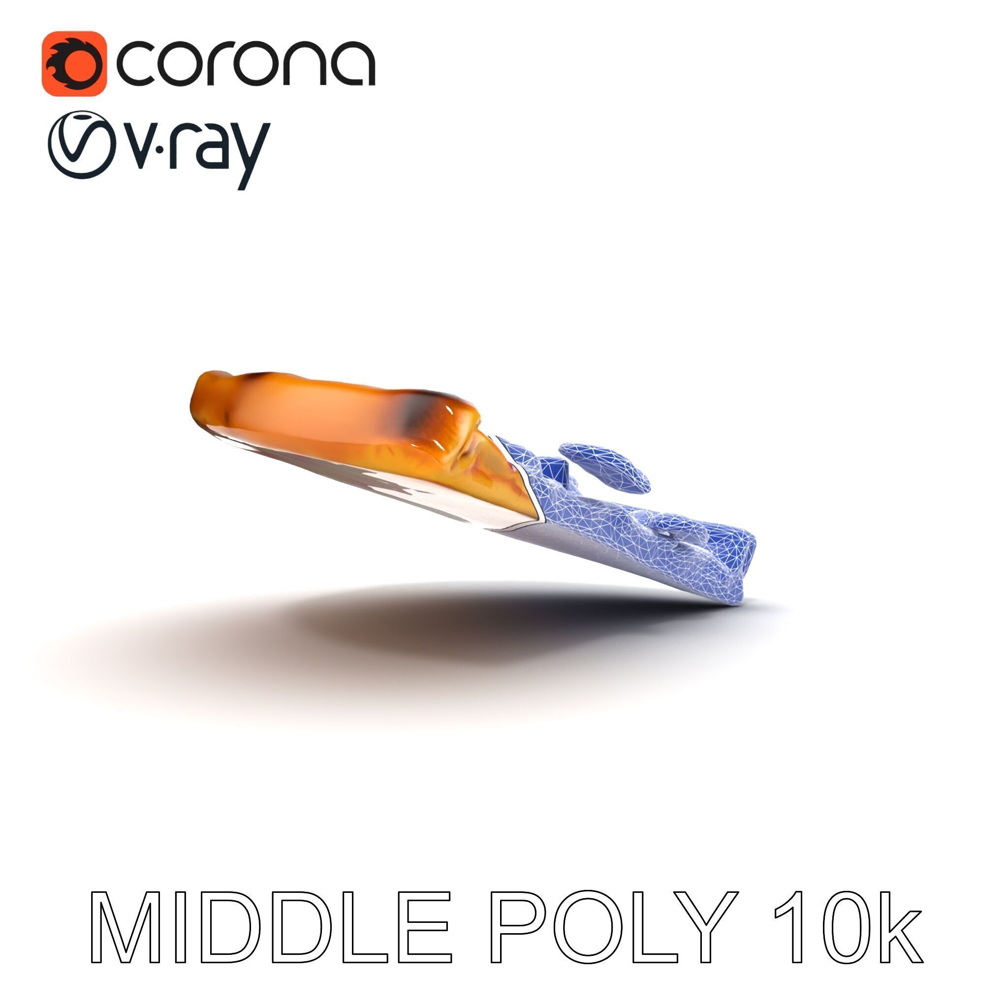 Margherita Artisan Pizza D Model Pack Low-poly 3D model_26