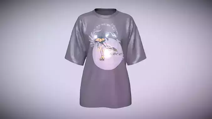 Ladies Tops-Dance In Low Poly