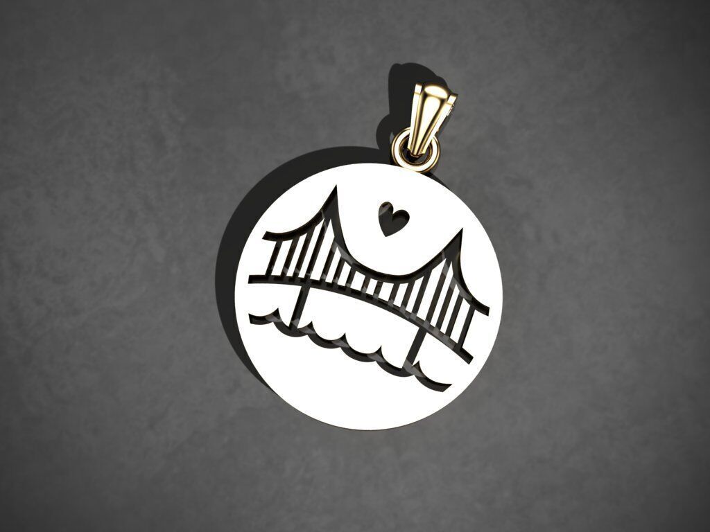 A lovely Bridge 3D print model_5