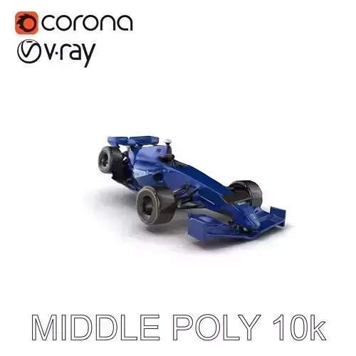 Formula  Midnight Blue Racecar model pack