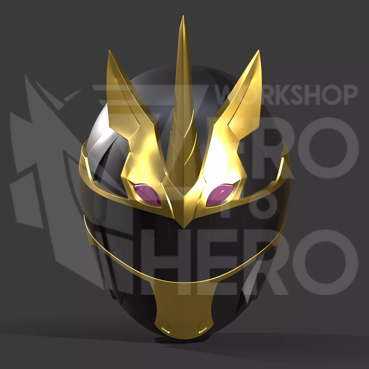 No1 Sentai Gozyuger - Gozyuger Black Helmet 3D print model_0