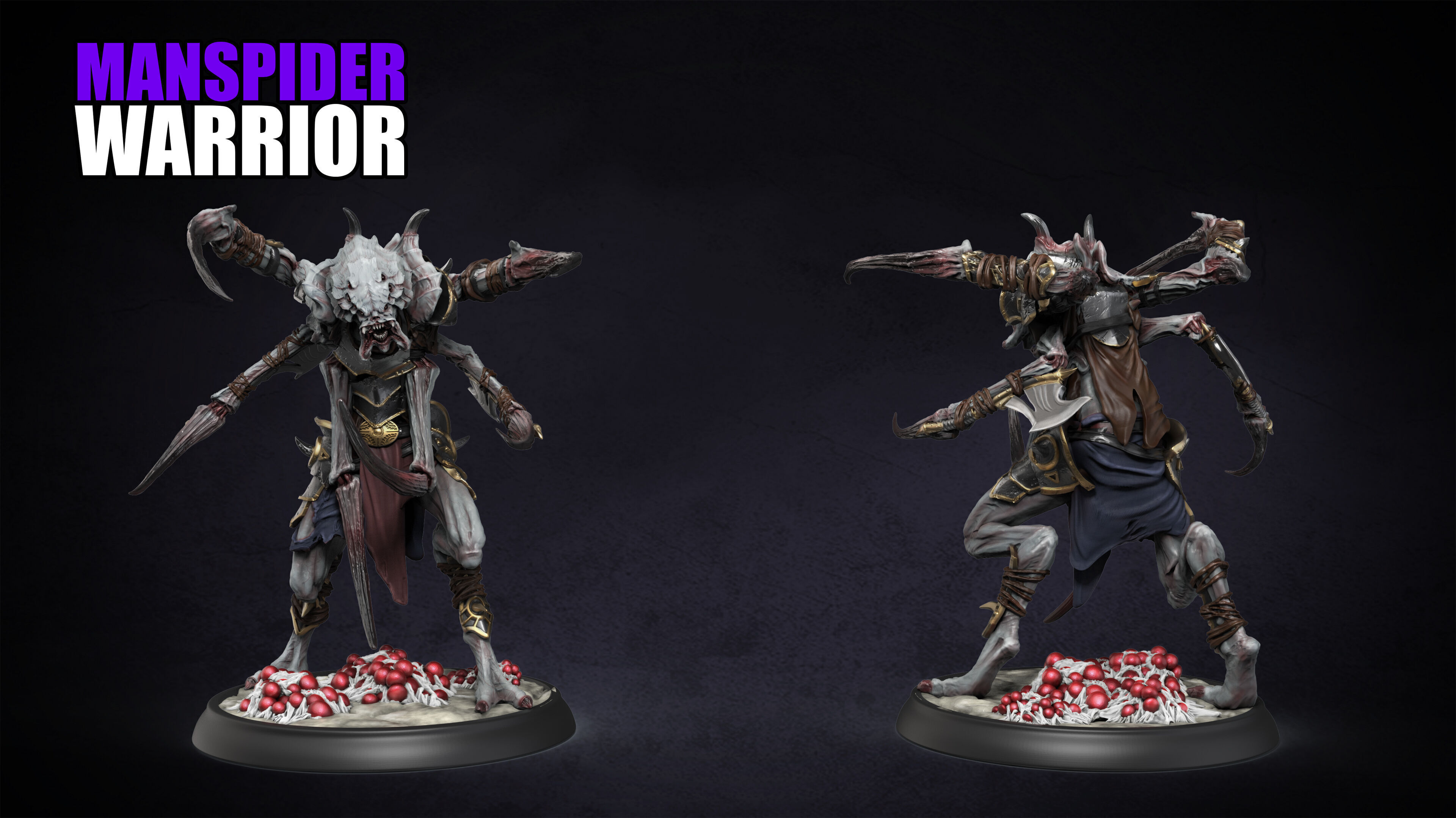 Spider Queen Army 3D print model_2