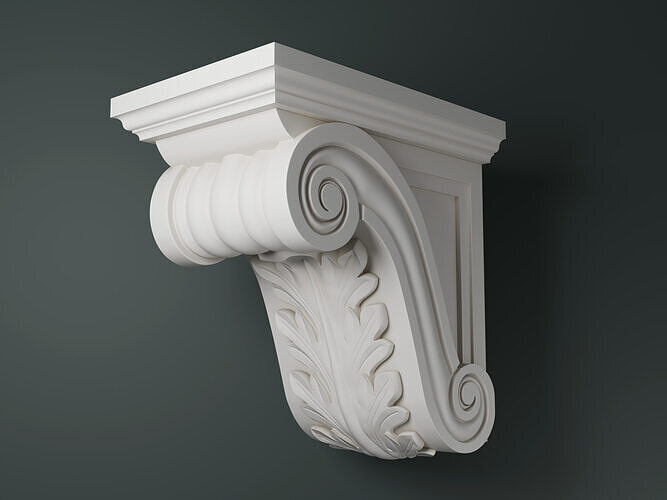Corbel 003 - Roman - Classical 3D model