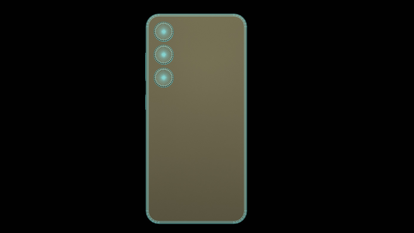 Samsung S24 Free low-poly 3D model_11