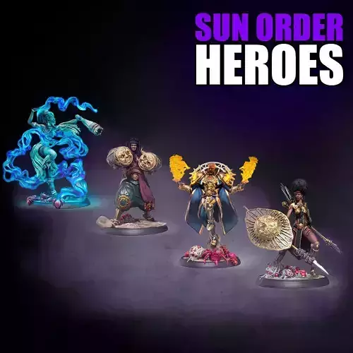 Sun Order- Heroes 3D print model