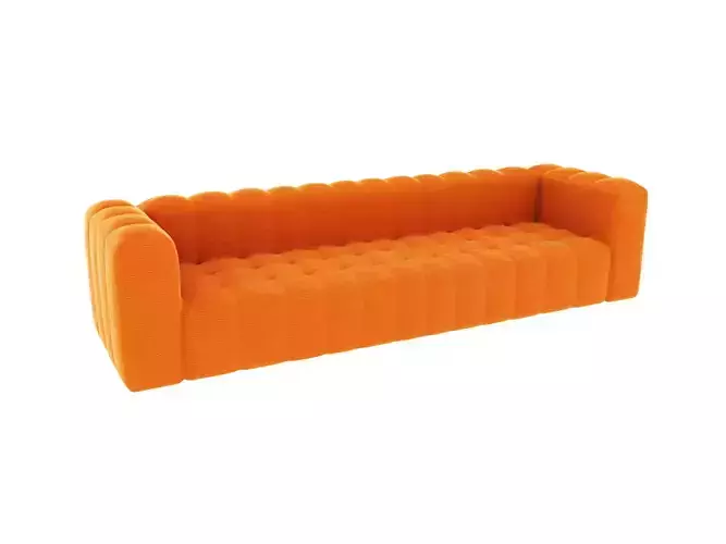 Modern Luxury Orange Sofa