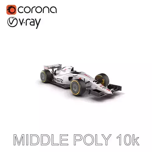Formula  Race Car Model Pack with Fiery Red Tint