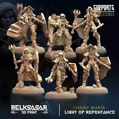 Chalice Bearer Nude Set x6