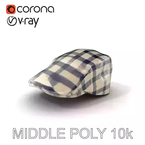 Irish Tweed Flat Cap Heritage Style model pack